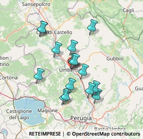 Mappa Via Lombardo Giuseppe Radice, 06019 Umbertide PG, Italia (11.89438)