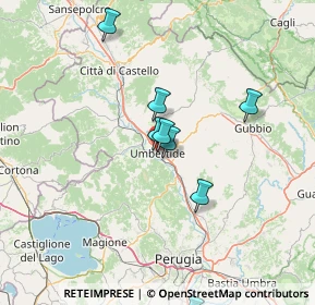Mappa Via Lombardo Giuseppe Radice, 06019 Umbertide PG, Italia (22.125)