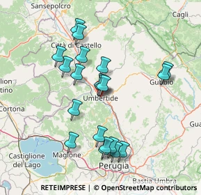 Mappa Via Lombardo Giuseppe Radice, 06019 Umbertide PG, Italia (14.4715)