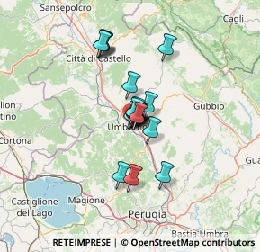 Mappa Via Lombardo Giuseppe Radice, 06019 Umbertide PG, Italia (8.2235)