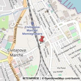 Mappa Via Bruno Buozzi, 53, 62012 Civitanova Marche, Macerata (Marche)