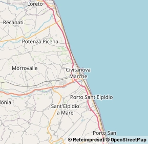 Mappa 62012 Civitanova Marche MC, Italia (5.981)
