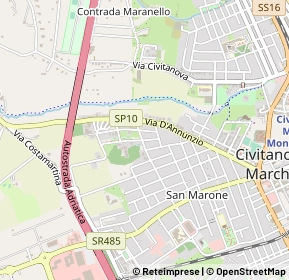 Mappa 62012 Civitanova Marche MC, Italia (0.6285)