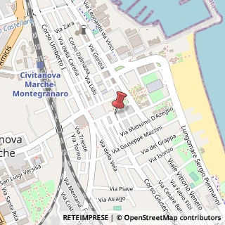 Mappa Via Benedetto Cairoli, 3, 62012 Civitanova Marche, Macerata (Marche)