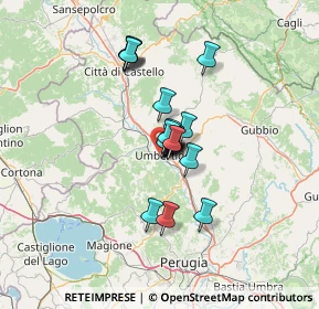Mappa Via Magi Spinetti, 06019 Umbertide PG, Italia (8.4655)