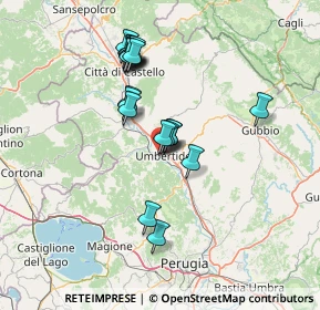 Mappa Via Guidalotti, 06019 Umbertide PG, Italia (12.9665)