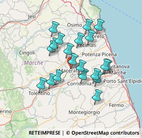 Mappa Coal, 62100 Macerata MC, Italia (12.1935)