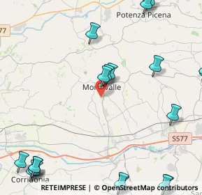 Mappa Via Giosuè Carducci, 62010 Morrovalle MC, Italia (6.7565)