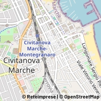 Mapa Civitanova Marche