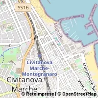 Kaart Civitanova Marche