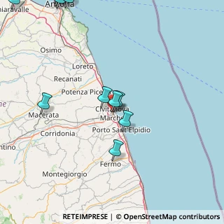 Mappa Via Guglielmo Marconi, 62012 Civitanova Marche MC, Italia (26.51133)