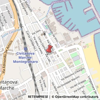 Mappa Corso Dalmazia, 54, 62012 Civitanova Marche, Macerata (Marche)