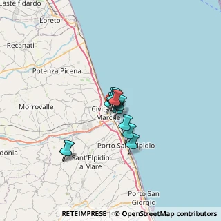 Mappa Corso Dalmazia, 62012 Civitanova Marche MC, Italia (3.51538)
