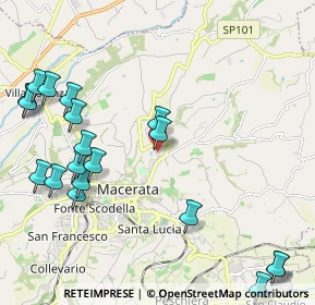 Mappa Via Fonte della Quercia, 62100 Macerata MC, Italia (2.74789)