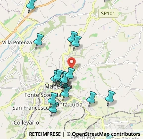 Mappa Via Fonte della Quercia, 62100 Macerata MC, Italia (2.218)