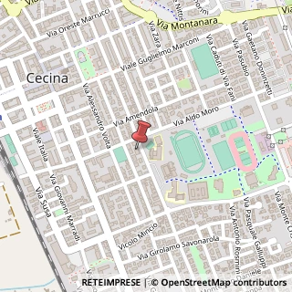 Mappa Via Napoli, 1, 57023 Cecina, Livorno (Toscana)