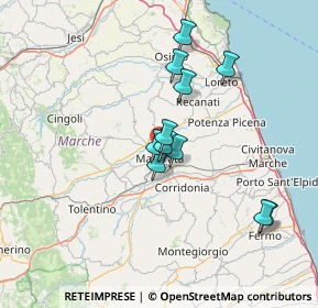 Mappa Contrada Santo Stefano, 62100 Macerata MC, Italia (11.87364)