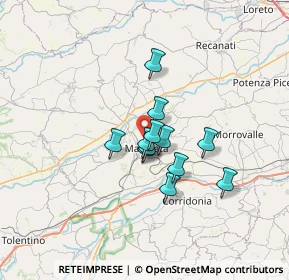 Mappa Contrada Santo Stefano, 62100 Macerata MC, Italia (4.575)