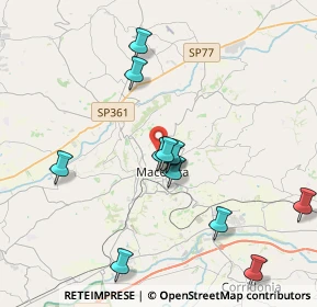Mappa Contrada Santo Stefano, 62100 Macerata MC, Italia (4.01583)