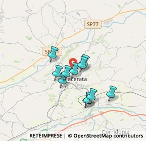 Mappa Contrada Santo Stefano, 62100 Macerata MC, Italia (2.70455)