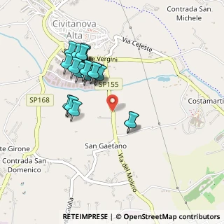 Mappa Contrada S. Domenico, 62012 Santa , 62012 Santa (0.45)