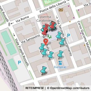 Mappa Piazza Ilio Barontini, 57023 Cecina LI, Italia (0.01304)