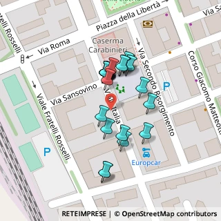 Mappa Piazza Barontoni, 57023 Cecina LI, Italia (0.01667)