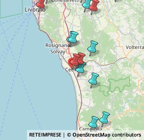Mappa Via Timavo, 57023 Cecina LI, Italia (19.02)
