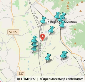 Mappa Via Locchi, 52043 Castiglion fiorentino AR, Italia (3.76846)