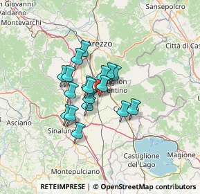 Mappa Via Locchi, 52043 Castiglion fiorentino AR, Italia (9.19389)