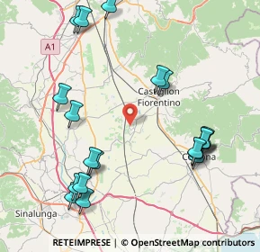 Mappa Via Locchi, 52043 Castiglion fiorentino AR, Italia (9.831)