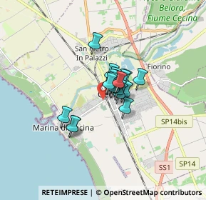 Mappa Via Piave, 57023 Cecina LI, Italia (0.859)