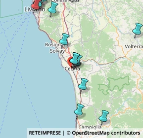 Mappa Via Piave, 57023 Cecina LI, Italia (19.85938)