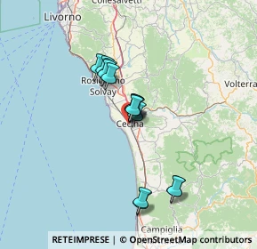 Mappa Via Piave, 57023 Cecina LI, Italia (10.95071)