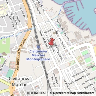 Mappa Corso Umberto I, 105, 62012 Civitanova Marche, Macerata (Marche)