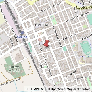 Mappa Via Risorgimento, 46, 57023 Cecina, Livorno (Toscana)