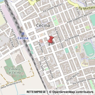 Mappa Via Giovanni Amendola, 181, 57023 Cecina, Livorno (Toscana)
