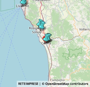 Mappa Via Falcone e Borsellino, 57023 Castellina Marittima PI, Italia (16.80083)