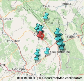 Mappa Via Garfagnana, 06024 Gubbio PG, Italia (10.4665)