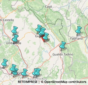 Mappa Via Garfagnana, 06024 Gubbio PG, Italia (20.68333)