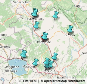 Mappa Umbertide, 06019 Umbertide PG, Italia (16.2705)