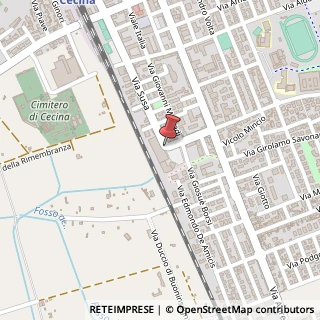 Mappa Via Susa, 60, 57023 Cecina, Livorno (Toscana)