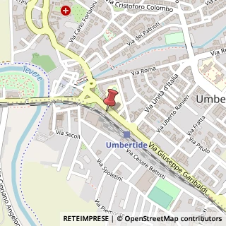 Mappa Via Giuseppe Garibaldi, 28, 06019 Umbertide, Perugia (Umbria)