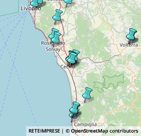 Mappa Via Montegrappa, 57023 Cecina LI, Italia (18.5785)