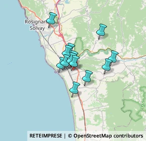 Mappa Via Montegrappa, 57023 Cecina LI, Italia (4.48692)