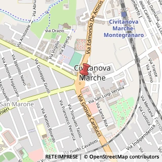 Mappa Via D'annunzio, 62012 Civitanova Marche, Macerata (Marche)
