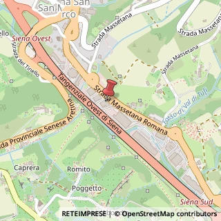 Mappa Strada Massetana Romana, 24, 53100 Siena, Siena (Toscana)