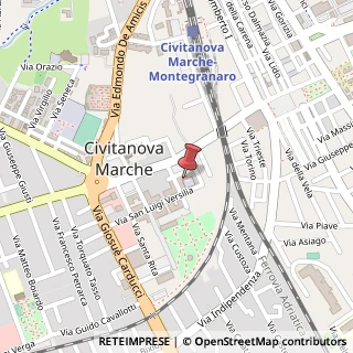 Mappa Via San Luigi Versiglia, 36, 62012 Civitanova Marche, Macerata (Marche)