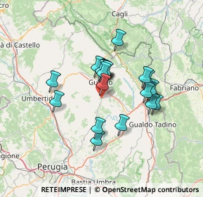 Mappa Via S. Maria Maddalena, 06024 Gubbio PG, Italia (10.858)