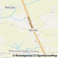 Map Marciano della Chiana